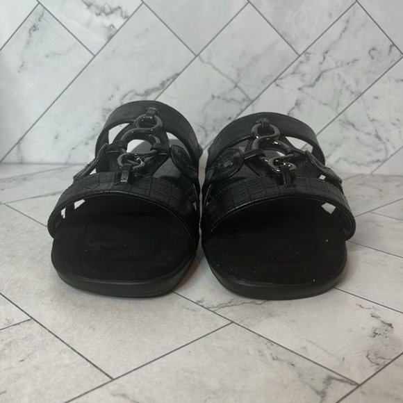 NWT Easy Street Womens Torrid Black Sandal Shoe Size 8WW Extra Wide - Picture 4 of 10